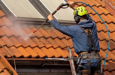 Démoussage et hydrofuge de toiture à Ambrumesnil